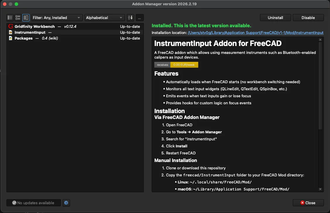 Addon Manager