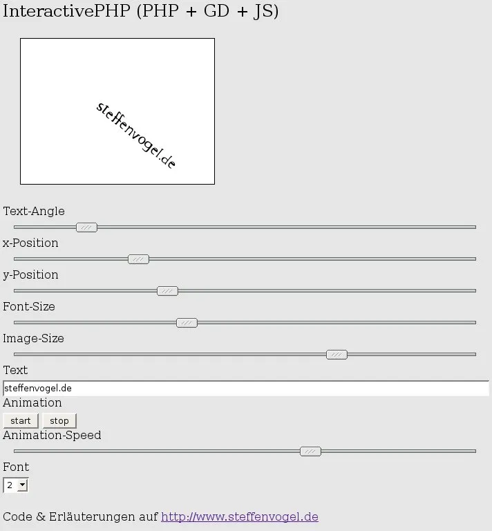 Screenshot of InteractivePHP
