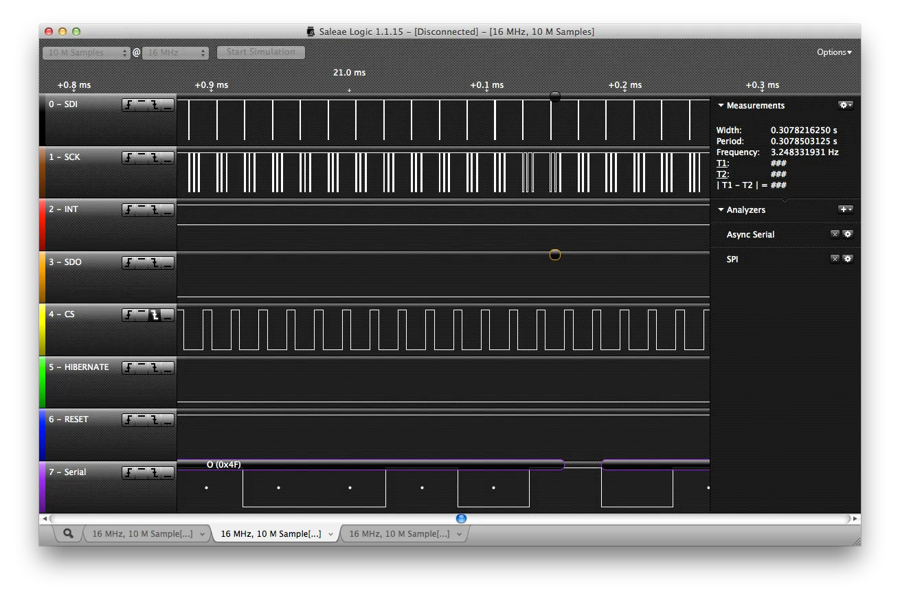 Screenshot von Salea Logic