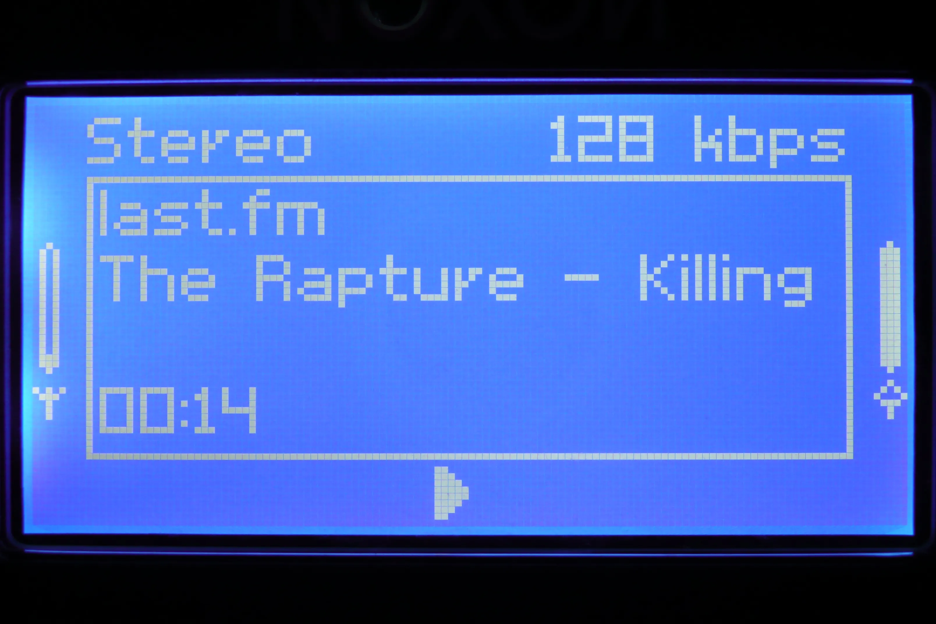 Last.fm auf dem Noxon 2 Audio